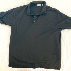 FJall Raven mens black polo